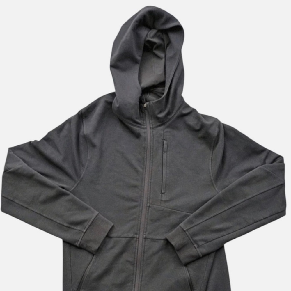 Lululemon Men's City Sweat Full Zip Hoodie Black Size Large